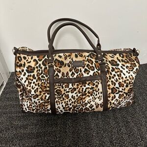 Triforce Leopard Print Duffel Travel Bag